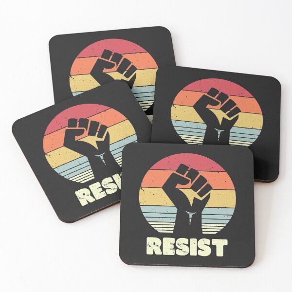 Item preview, Resist Print. Retro, Feminist Graphic, 70's Vintage Tee designed and sold by PackAPunch.
