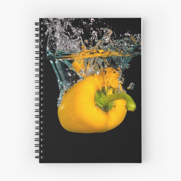 Item preview, Yellow Bell Sweet Pepper Dropped Into Water designed and sold by Ben Gingell.