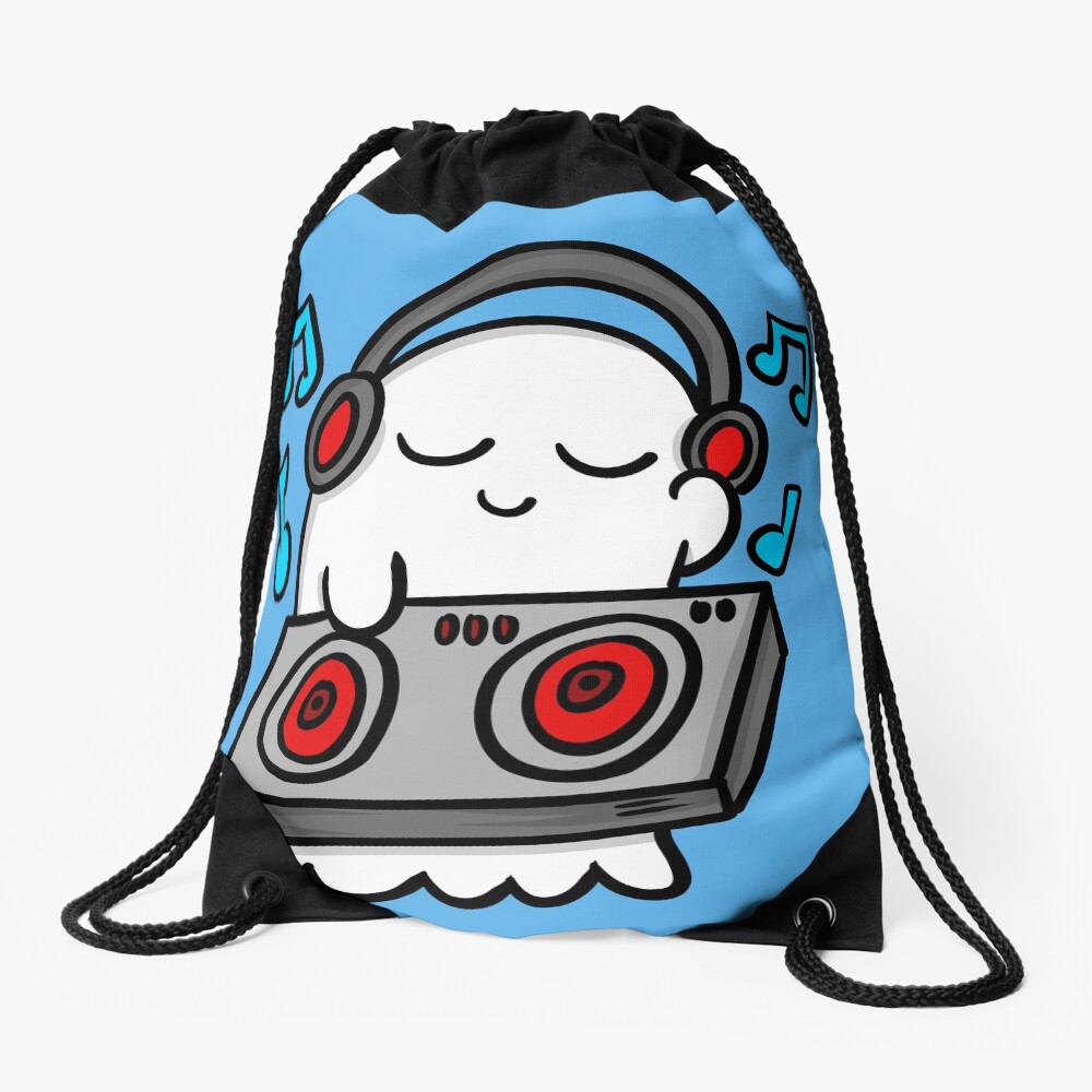 Dj Ghost Drawstring Bag