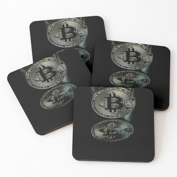 Bitcoin Coasters (Set of 4)