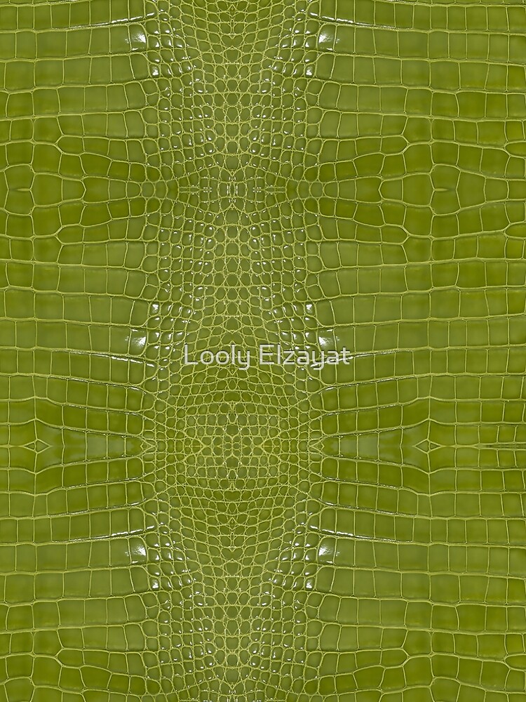 Lime Green Alligator Skin by pharostores