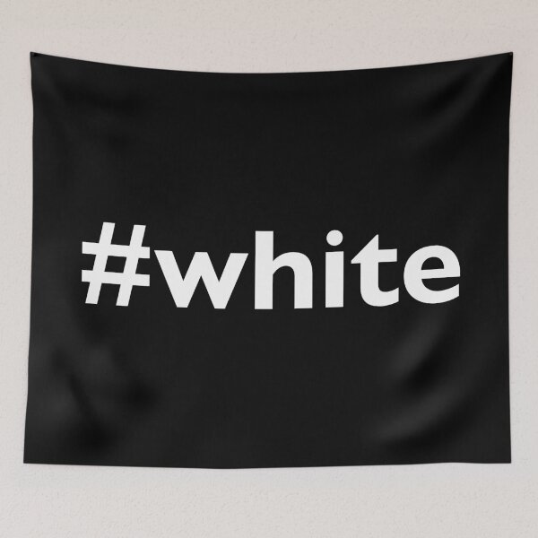 Item preview, Hashtag white designed and sold by Thestarrysky.