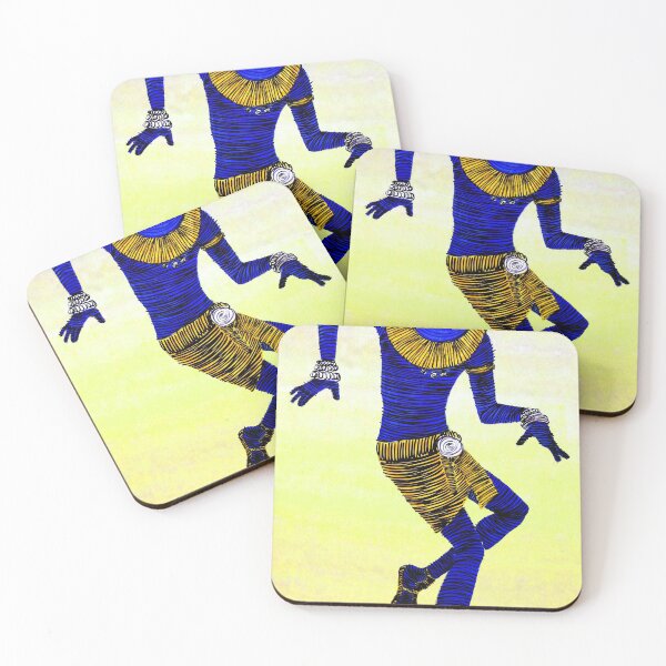 Item preview, Tribal Man Dancing By ArtGuru 9664 - Acrylic On Paper designed and sold by Art Guru.