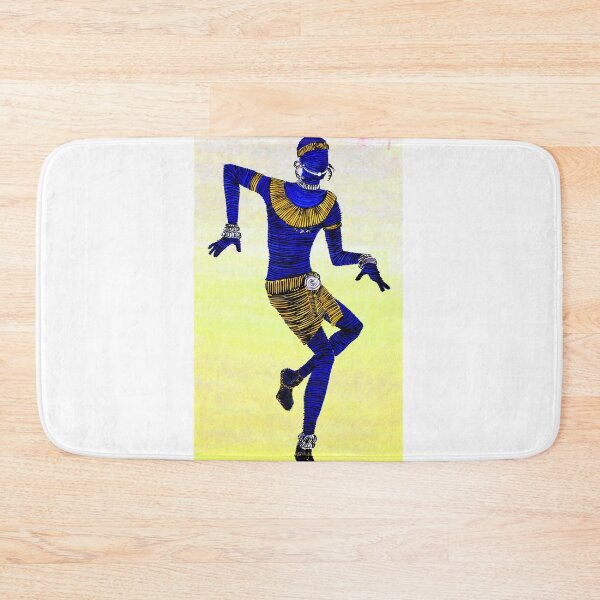 Item preview, Tribal Man Dancing By ArtGuru 9664 - Acrylic On Paper designed and sold by Art Guru.