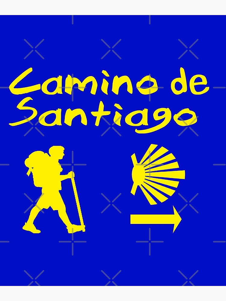 Disover Camino de Santiago Compostela Spain Premium Matte Vertical Poster