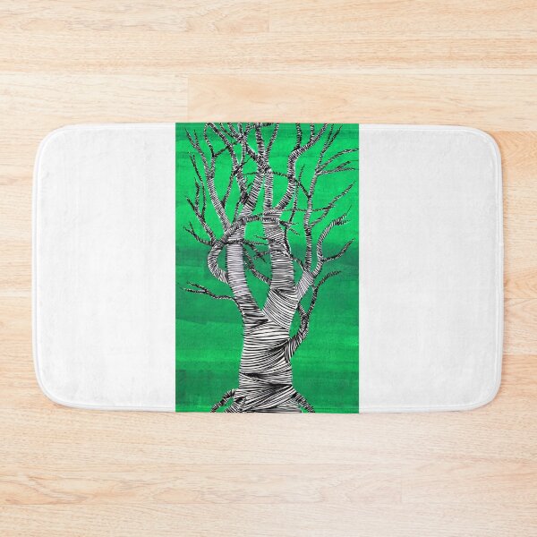 Item preview, Tree Green Background By ArtGuru 9661 - Acrylic On Paper designed and sold by Art Guru.