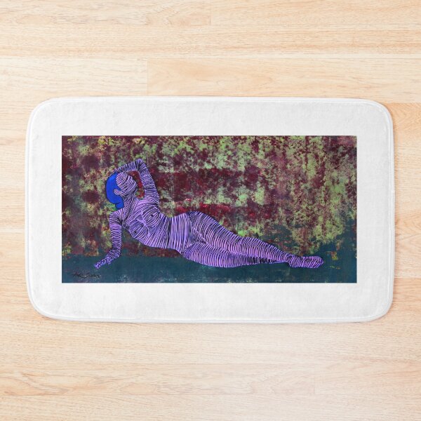 Item preview, Violet Nude By ArtGuru 9667 - Acrylic On Paper designed and sold by Art Guru.