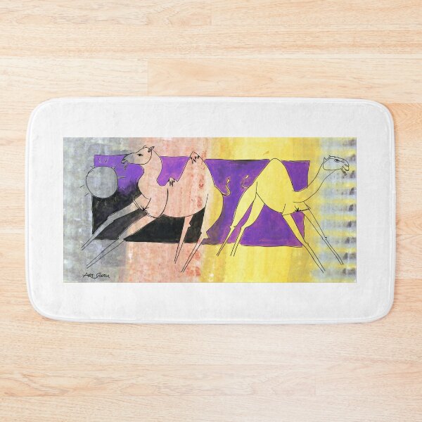 Item preview, Jumping Camels By ArtGuru 9669 - Acrylic On Paper designed and sold by Art Guru.
