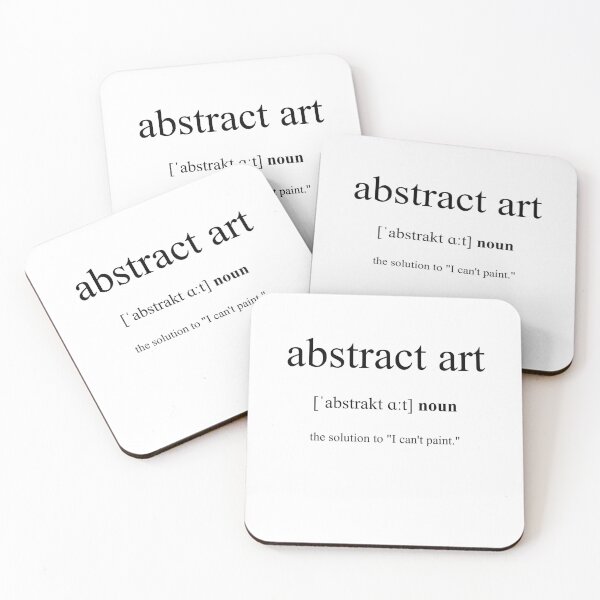 Item preview, Abstract Art Definition | Dictionary Collection designed and sold by Designschmiede.