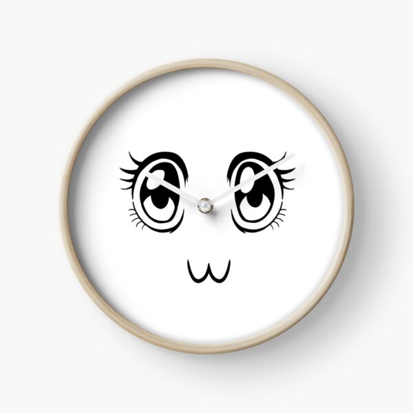 Anime Meme Face Clocks Redbubble - smile anime anime eyes smile anime roblox faces