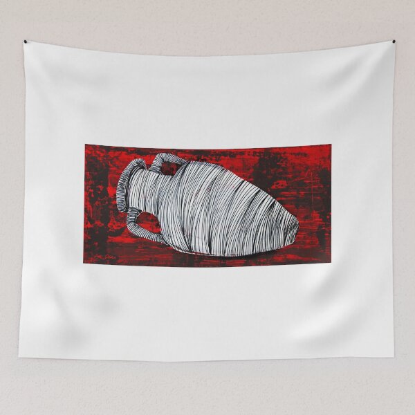Item preview, Vase On It's Side By ArtGuru 9702 - Acrylic On Paper designed and sold by Art Guru.