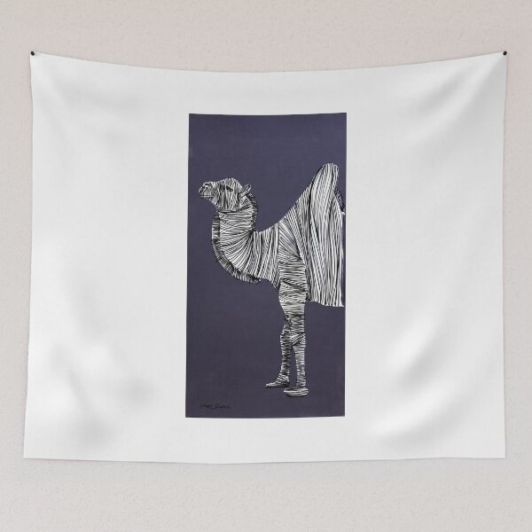 Item preview, White Camel By ArtGuru 9706 - Acrylic On Paper designed and sold by Art Guru.