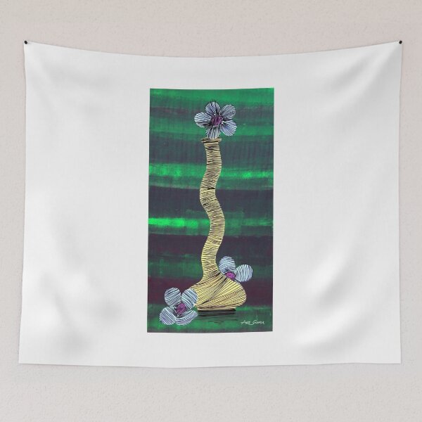 Item preview, Yellow Flower Vase By ArtGuru 9711 - Acrylic On Paper designed and sold by Art Guru.