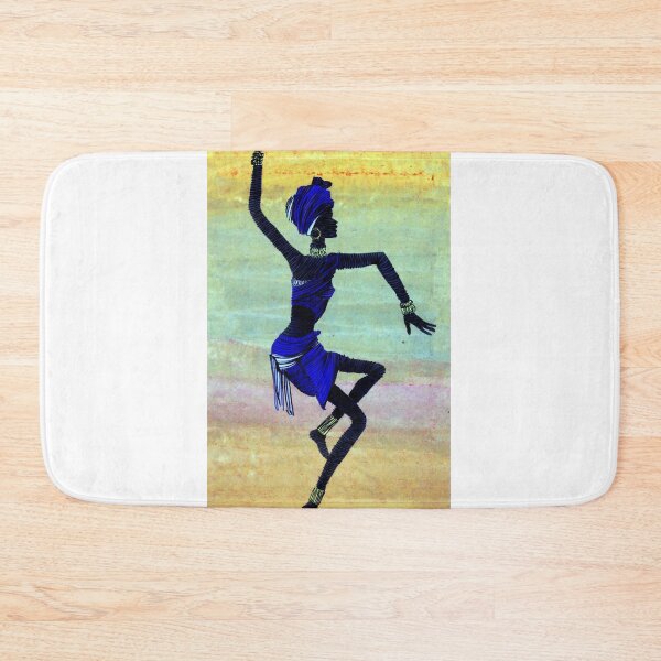 Item preview, Woman Doing Tribal Dance By ArtGuru 9715 - Acrylic On Paper designed and sold by Art Guru.