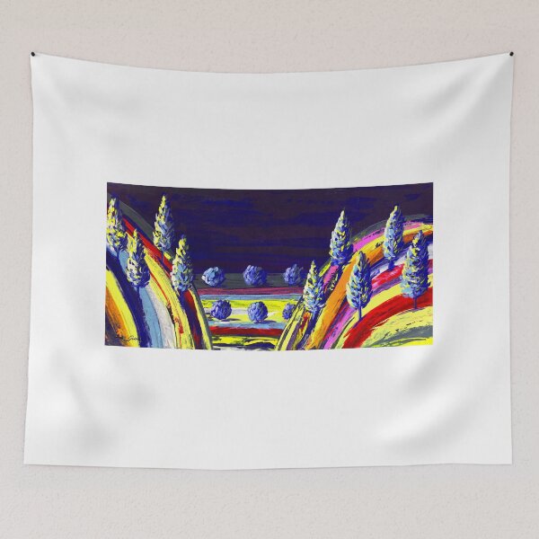 Item preview, Colorful Landscape By ArtGuru 9719 - Acrylic On Paper designed and sold by Art Guru.