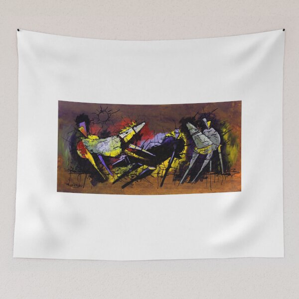 Item preview, Group Of Horses By ArtGuru 9721 - Acrylic On Paper designed and sold by Art Guru.