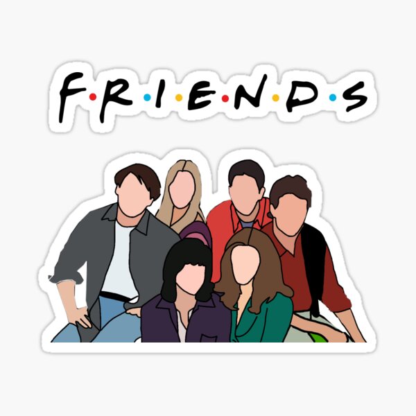 2 stickers friends sticker by emmadierkens redbubble