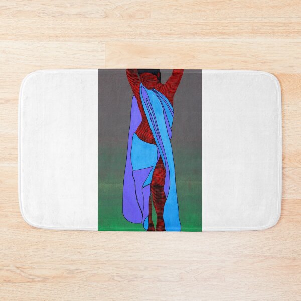 Item preview, Nude Wrapped In Cloth By ArtGuru 9747 - Acrylic On Paper designed and sold by Art Guru.