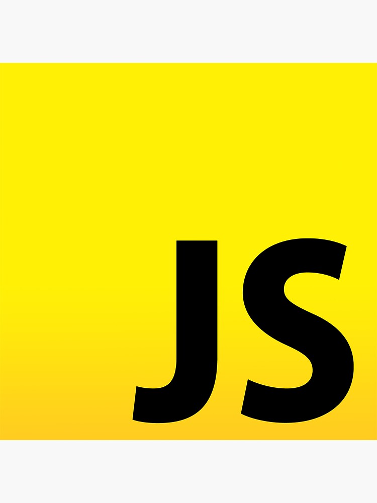  JavaScript Programming Language Logo Sticker By Tavy Redbubble