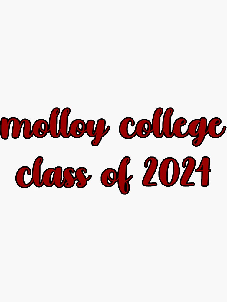 "molloy college class of 2024" Sticker for Sale by emilysstickerss