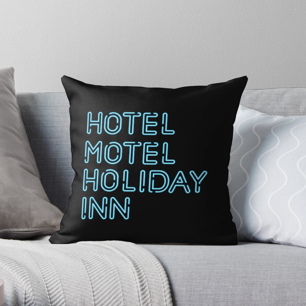 Special purchase Hotel Motel Holiday Inn Throw Pillow by Teeter-Totter TP-1K7IRKUM