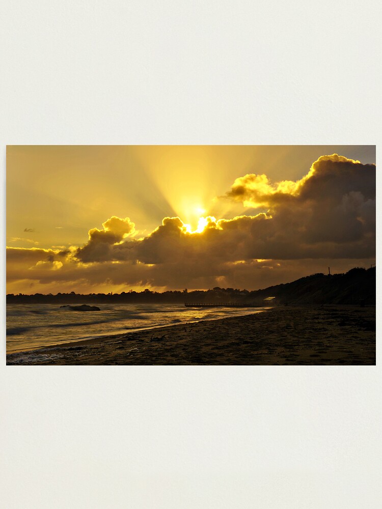 Alternate view of Winter Sunset Photographic Print