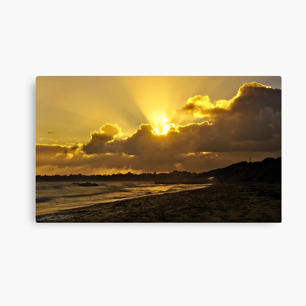 Winter Sunset Canvas Print