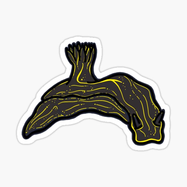 Item preview, Black and yellow nudibranch designed and sold by sophie-roy1.
