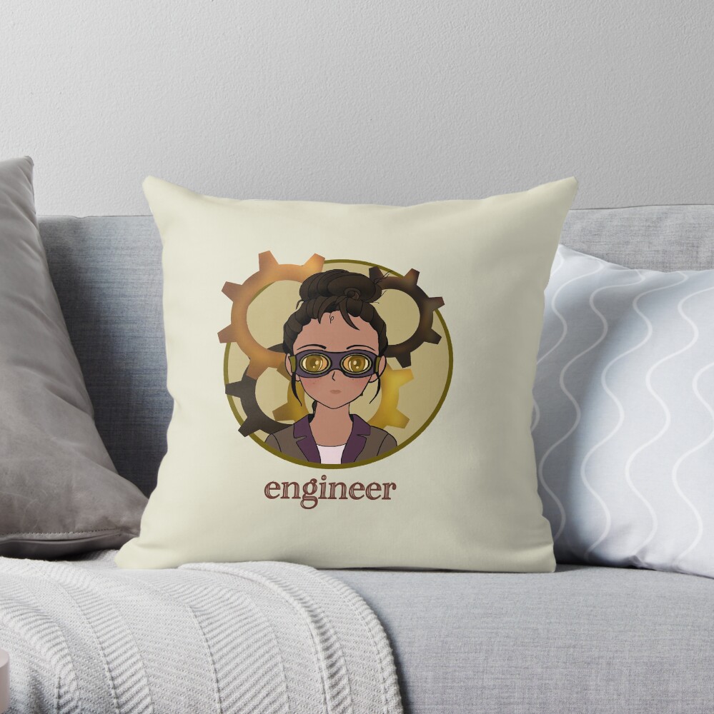 Engineer Throw Pillow