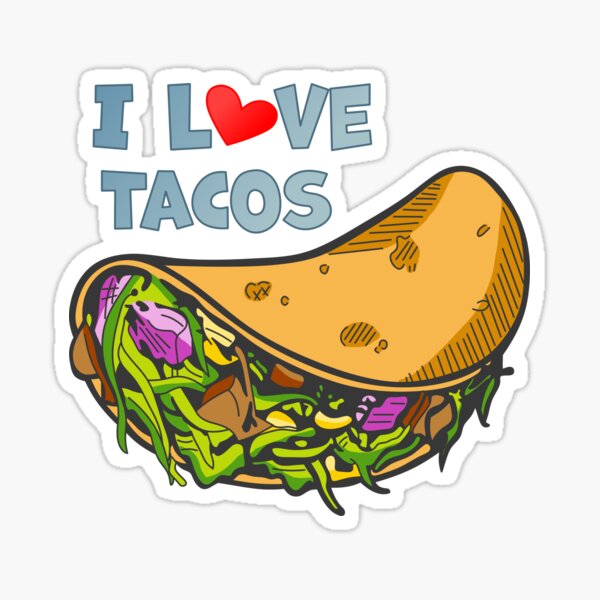 Item preview, I love tacos designed and sold by Rusembell.