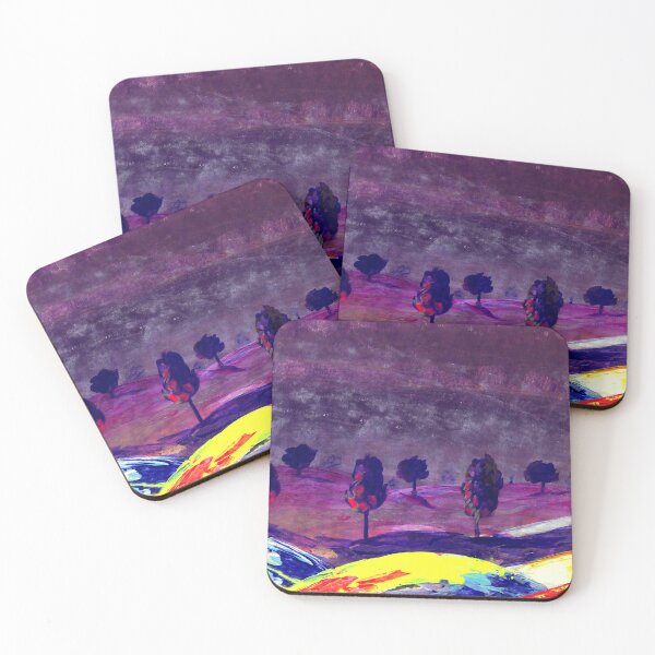 Item preview, Colorful Landscape By ArtGuru 9768 - Acrylic On Paper designed and sold by Art Guru.