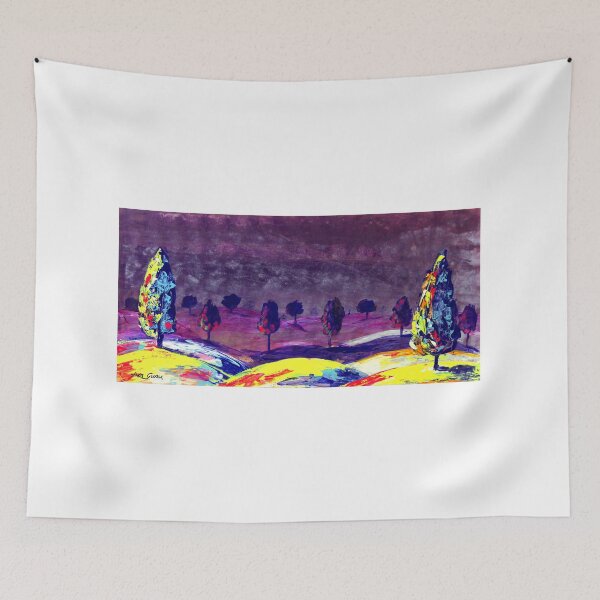 Item preview, Colorful Landscape By ArtGuru 9768 - Acrylic On Paper designed and sold by Art Guru.