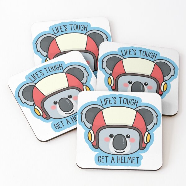 Item preview, Koala with Helmet/Message -- More animals available in my shop! --  designed and sold by RobbieAmrein.