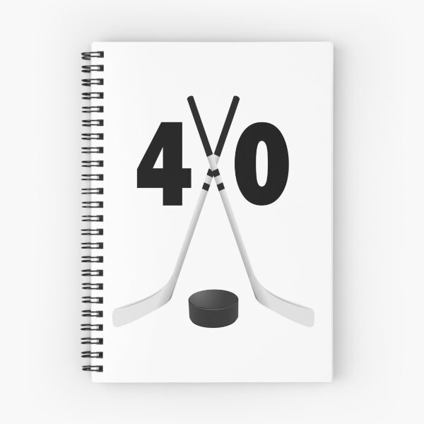 Item preview, Hockey number 40 - forty with sticks and disc designed and sold by AllShirts21.