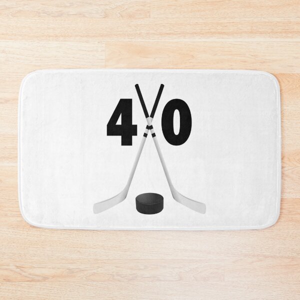 Item preview, Hockey number 40 - forty with sticks and disc designed and sold by AllShirts21.