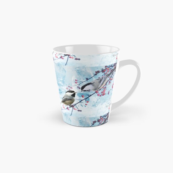 Item preview, Chickadee Red Berry Modern Country Farmhouse Art A630 designed and sold by byNicol.