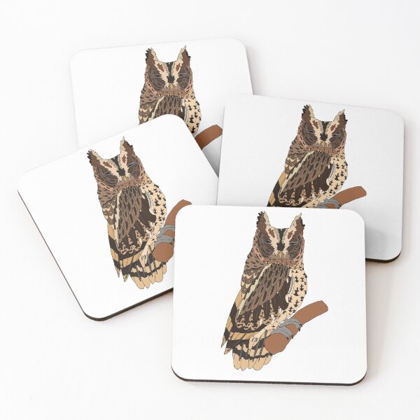 Item preview, Whiskered Screech Owl designed and sold by nolessjess.