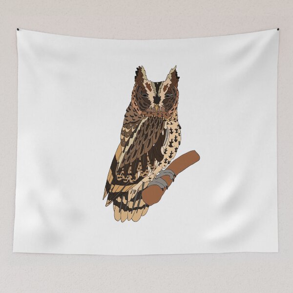 Item preview, Whiskered Screech Owl designed and sold by nolessjess.
