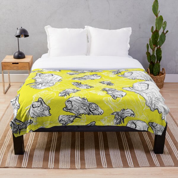 Item preview, Yellow coyote pattern designed and sold by CarrionsMacabre.