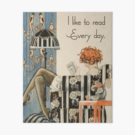 Item preview, I Like To Read Every Day for Book Lovers designed and sold by Glimmersmith.