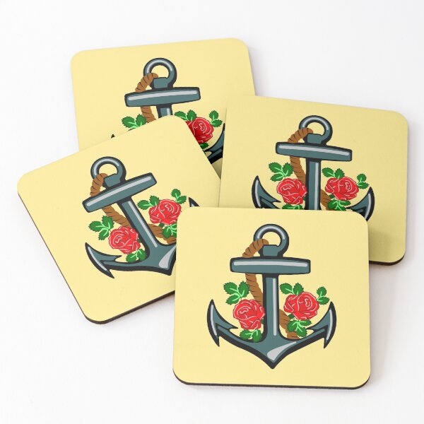 Item preview, Anchor With Roses designed and sold by GorillaFarm.