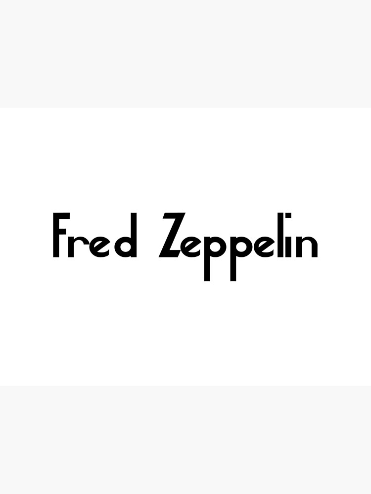 Disover Fred Zeppelin Parody of LED ZPELIN Premium Matte Vertical Poster
