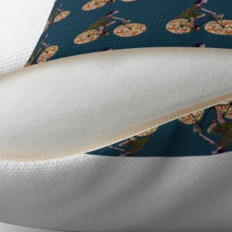 Alternate view of do it for the pizza by eieenaart Floor Pillow