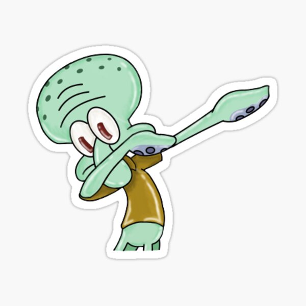  Squidward  Dabbing Stickers  Redbubble