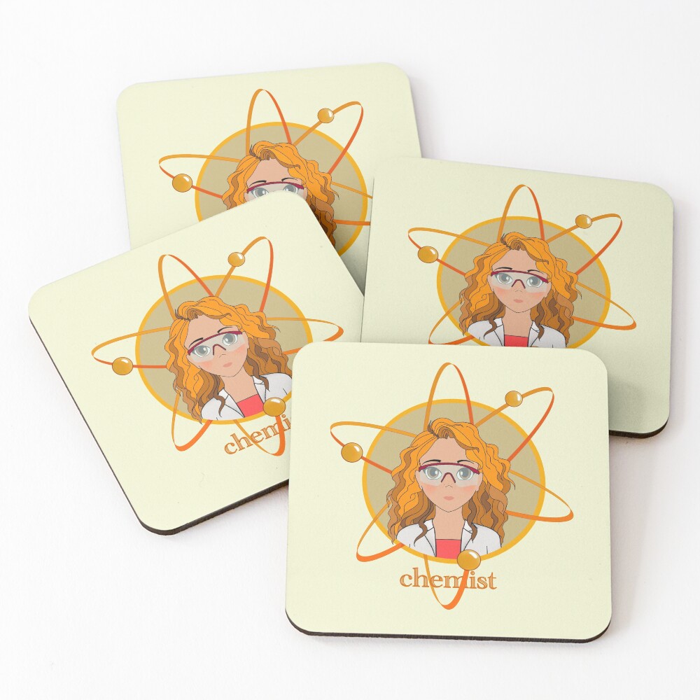 chemist Coasters (Set of 4)
