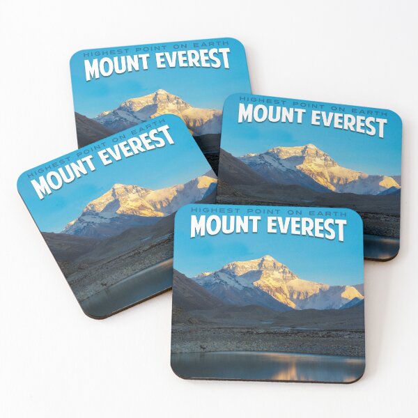 Item preview, Vintage-Style Mount Everest Travel Poster designed and sold by travelwitheric.