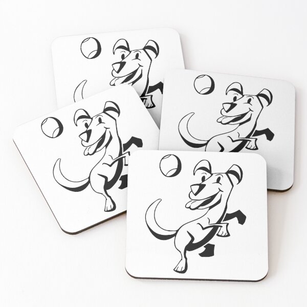 Item preview, Dog Leap for Light Colors designed and sold by Square Bear Studio.