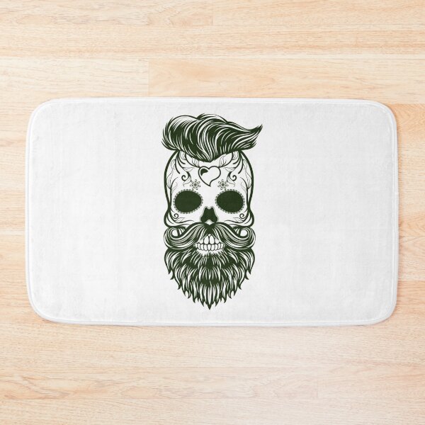 Item preview, Beardy Skull designed and sold by DoodleDashCollective.