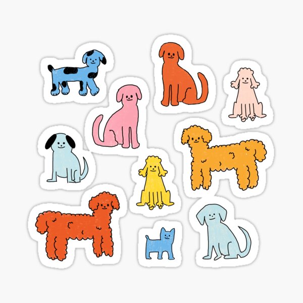 Pup Rally - The Peach Fuzz Sticker