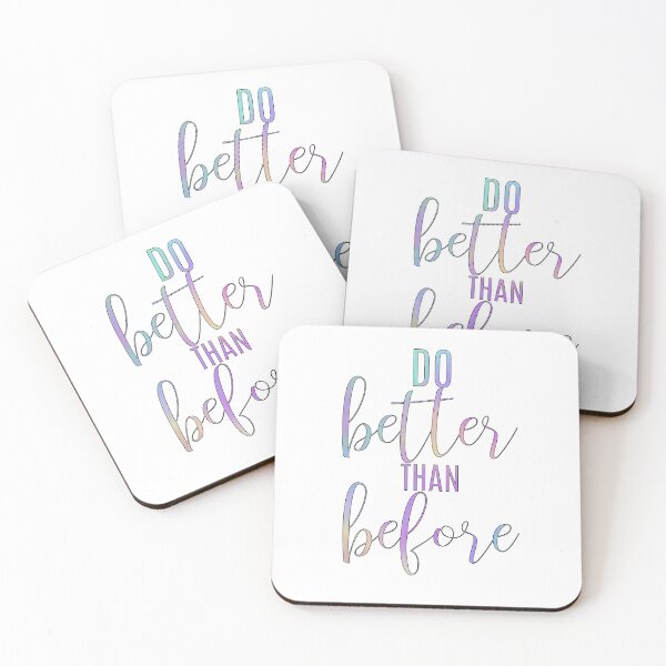 Item preview, Do Better Than Before designed and sold by TheWriteShoppe.